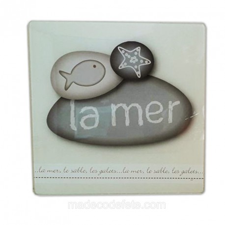 Plaque culinaire "La Mer"