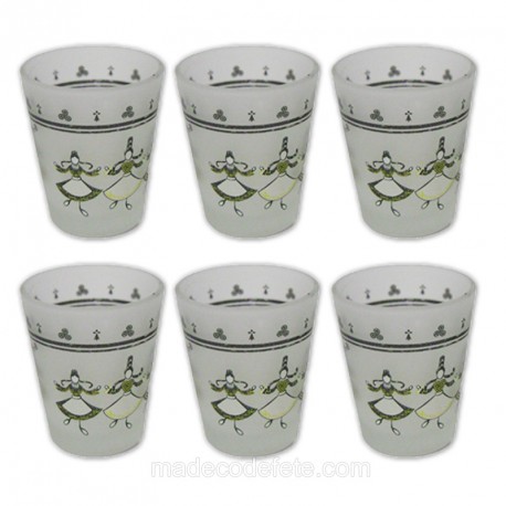 6 petits verres calva