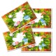 Urne tropicale madras rouge avec carte dom-tom