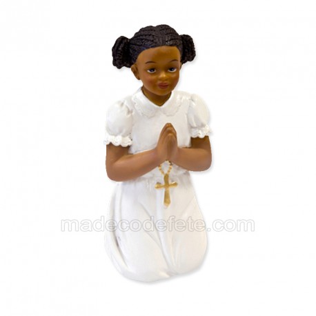 Figurine noire communiante