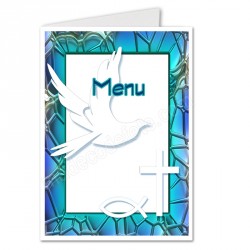 Menu communion bleu