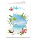 Menu déco carte Guyane