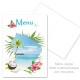 menu exotique carte Guyane vierge