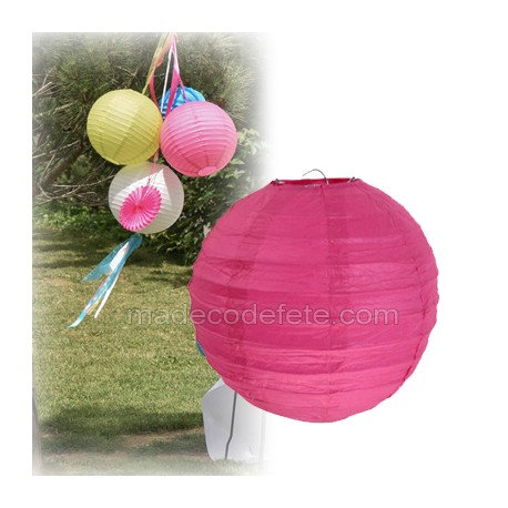 Boule japonaise fuchsia 20 cm