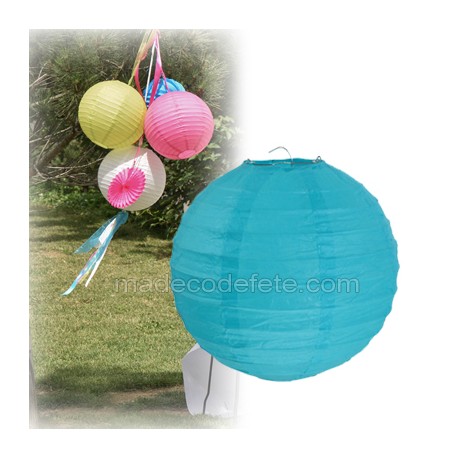 Boule japonaise turquoise 20 cm