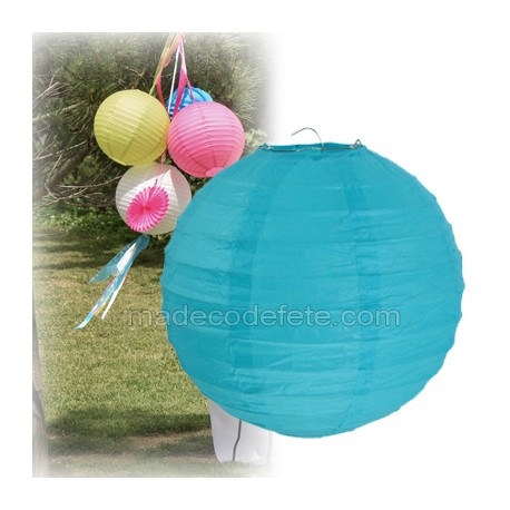 Boule japonaise turquoise 30 cm