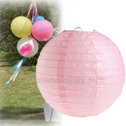 Boule japonaise rose 30 cm