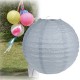 Boule japonaise grises 30 cm