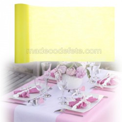 Chemin de table jaune 10 m