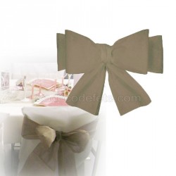 Noeud de chaise taupe