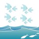 12 confettis poisson