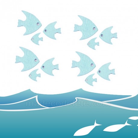 12 confettis poisson