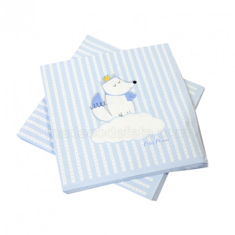 20 serviettes baby prine