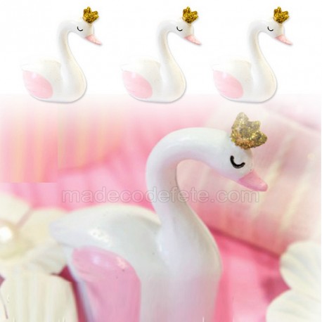 3 Figurines baby cygne