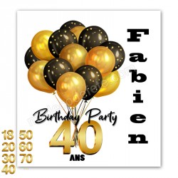 Faire-part birthday party