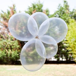 10 ballons cristal translucides