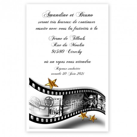 Invitation repas star cinéma