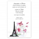 Invitation repas paris tour eiffel