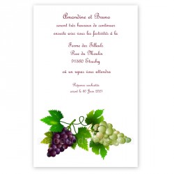 Invitation repas vin