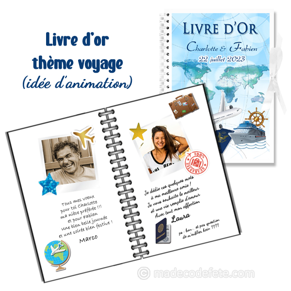 Animation livre d'or