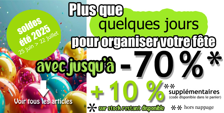 Soldes été 2025 derniers jours !