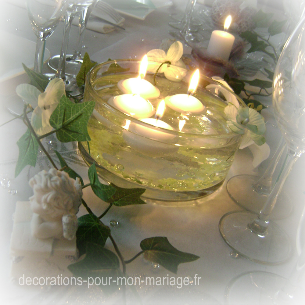 Ensemble de 6 bougies flottantes, centre de table, décor de Noël, mariage  de vacances, fête de Noël, bougies flottantes 3 , temps de combustion de 5  heures -  France