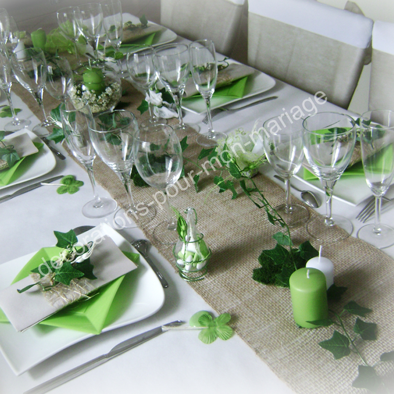 décorations pour un mariage nature